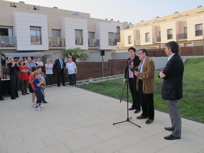 Foto 2. Àngel Ros ha dirigit unes paraules als assistents d'aquest acte.