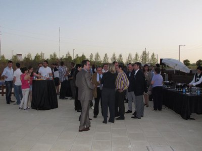 Foto 3. L'alcalde ha anat a companyat de la tinenta d'alcalde Marta Camps.