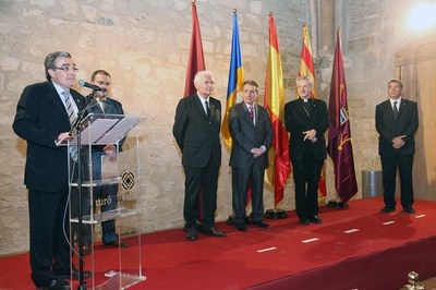 Foto 2. L'alcalde de Lleida ha destacat que aquest acte ha estat possible gràcies a la col·laboració institucional entre l'Estat, la Generalitat i la….