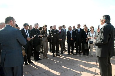 Foto 3. A l'acte han assistit l'alcalde Àngel Ros, el conseller de Cultura, Ferran Mascarell; l’arquebisbe de la Seu d’Urgell i copríncep d’Andorra, ….