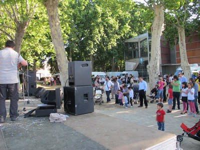 Foto 2. El Parc dels Somriures s'ha organitzat durant el cap de setmana i també es farà el pròxim dimecres.