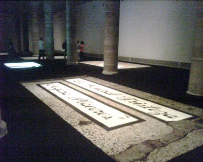 La mostra de Carlos Garaicoa ocupa la planta baixa de la Panera..