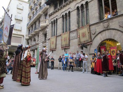 Foto 3. Demà diumenge tindrà lloc la desfilada i la gran batalla.