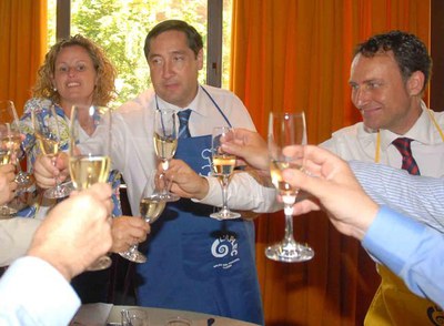 Foto 2. Mínguez ha destacat la importància de l'Aplec, la festa gastronòmica més important de la ciutat.