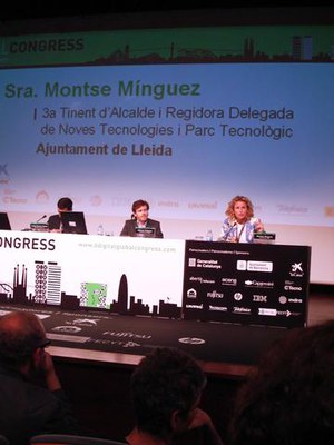 Mínguez ha presentat la iniciativa Smart City, Ciutat Intel•ligent, de Lleida..