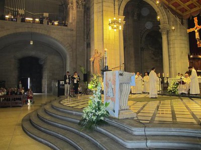 Foto 3. La nova ordenació presbiteral s'ha oficiat a la Seu Nova (Catedral) de Lleida.