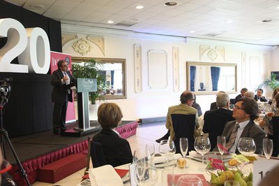 Ros ha destacat en la seva intervenció èxits empresarials de Lleida com l'empresa ICG, que avui ha inaugurat noves instal·lacions, o l'excel·ència de….