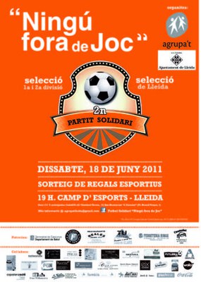 Cartell oficial del partit..