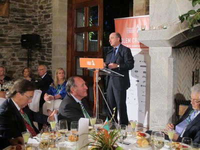 Foto 4. Brufau ha parlat dels reptes i oportunitats en un escenari incert.