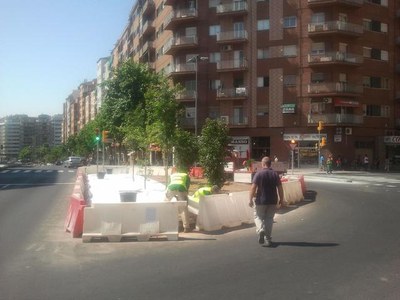 Les semillunes del passeig que circunval·la la ciutat seran enjardinades..