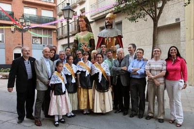 Foto 4. L'acte s'emmarca en el programa de la Festa Major del barri de Jaume I.