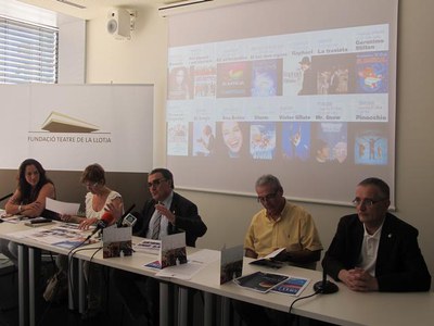 Foto 2. Àngel Ros ha presentat aquest migdia la nova programació, que garanteix la varietat i la qualitat.