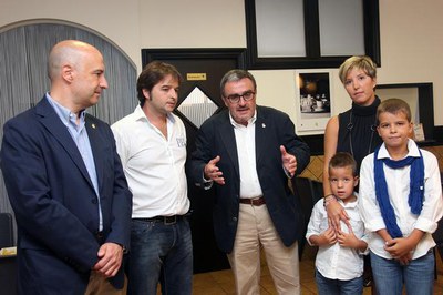 Foto 2. Àngel Ros ha destacat la valentia i l'empenta dels propietaris per posar en marxa aquest projecte.