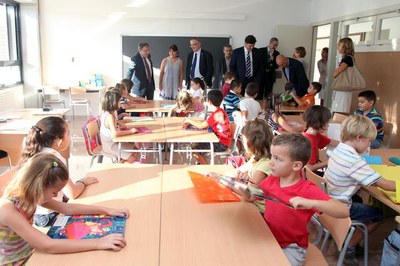 Foto 4. L'inici de curs s'ha fet amb total normaliltat a la ciutat de Lleida.