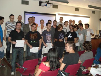 Foto 2. Un total de 40 alumnes han participat en aquest curs de videojocs.