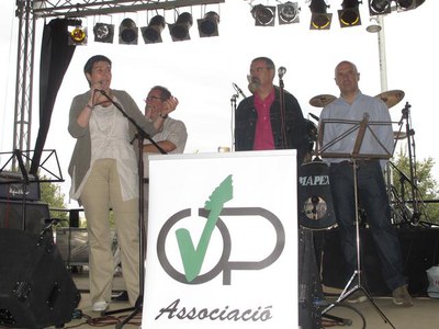 Foto 3. Camps ha tingut paraules de reconeixement per les persones que han treballat pel barri en aquests 50 anys.