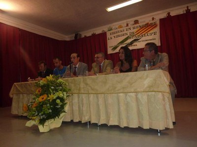 Foto 4. Txema Alonso, al pregó de la festa.