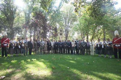 Foto 3. Tots els membres de la Corporació Municipal han participant en els actes de la celebració del Dia de la Ciutat.