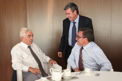 Foto 2. La trobada ha tingut lloc després del Dinar dels Graduats Socials a Lleida.