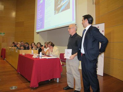 Foto 3. Anicet Cosialls, de l'IES Guindàvols, ha estat un dels guardonats.