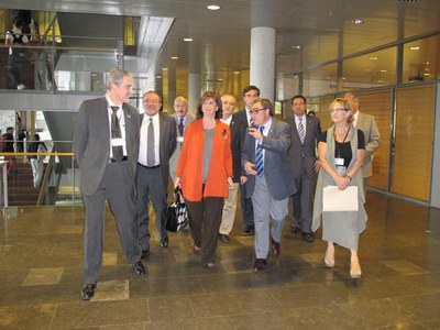 Foto 4. L'obertura oficial s'ha fet a l'edifici Transfronterer de la UdL.