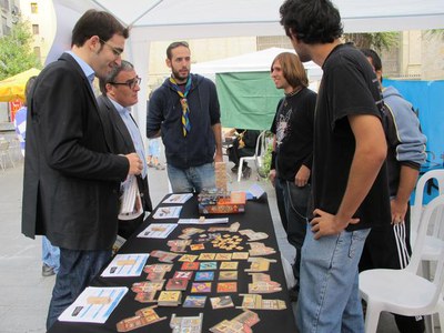 Foto 4. El Consell Local de la Joventut és l'organitzador de la fira.
