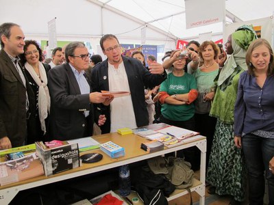 Foto 2. Solidàrium té lloc el cap de setmana a la plaça de l'Auditori.