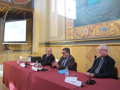 Foto 2. L'acte s'ha fet al Paranimf de l'Acadèmia Mariana.