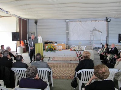 Foto 3. Barberà ha recordat algunes iniciatives de la Paeria per promoure l'Horta.