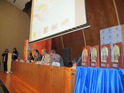 Foto 3. Ros ha remarcat, entre altres, que no ha d'existir cap bretxa digital ni barreres en l'àmbit de les tecnologies.