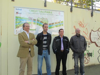 Fotografia dels nous panells informatius.