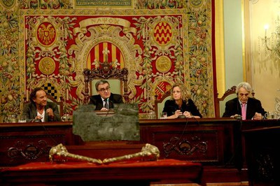 Foto 2. Custo ha recordat els seus orígens i també la desfilada del 2008 a la Seu Vella, que ha qualificat d'espectacular i especial.