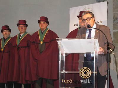 Foto 2. L’alcalde de Lleida ha demanat l'impuls del sector agroalimentari per posar en valor la qualitat de la producció i l’elaboració de la carn i ….