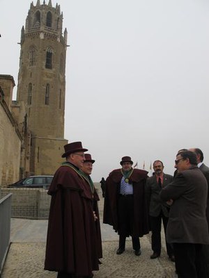 Foto 4. La VII Gran Trobada dels Confrares s'ha fet a la Seu Vella de Lleida.