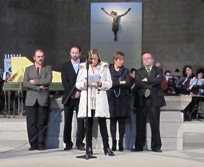 Foto 2. Montse Parra ha assistit a la cerimònia de relleu, que ha comptat amb la presència de Joana Ortega.