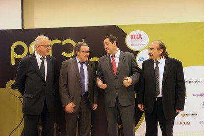 Foto 2. L'Irta organitza l'acte, amb la col·laboració de l'Ajuntament de Lleida i Pfizer Salut Animal.