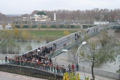 El nou vial fa 144 metres de llargària.