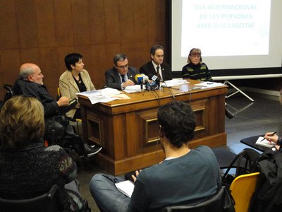 El treball per la millora de l'accessibilitat implica transversalment diferents regidories de l'Ajuntament de Lleida..