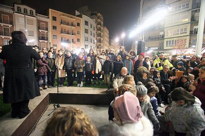 La coral infantil de l'Orfeó Lleidatà ha ofert una actuació.