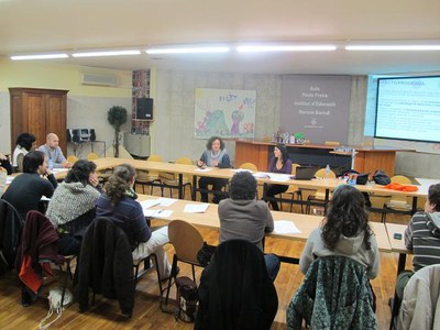 Foto 2. El curs té com a objectiu la capacitació dels migrats perquè siguin veritables agents de desenvolupament de llurs comunitat.