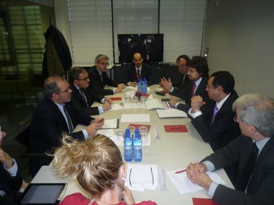 La reunió de la Taula s'ha celebrat a l'Aeroport de Lleida-Alguaire..