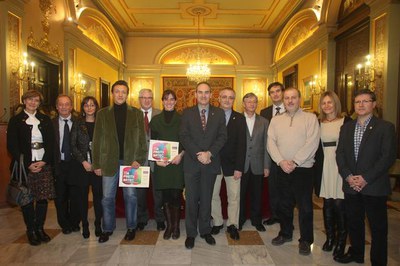 Neus Sallés i Jordi Garreta, han recollit el primer premi i l'accèssit, respectivament, en l'acte de lliurament de guardons que s'ha celebrat a la Pa….