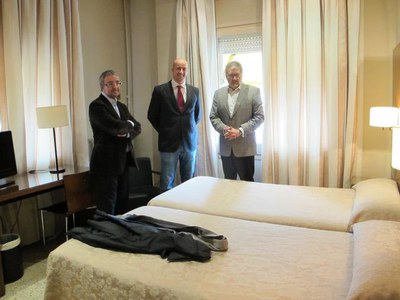 Fotografia d'una de les habitacions reformades.