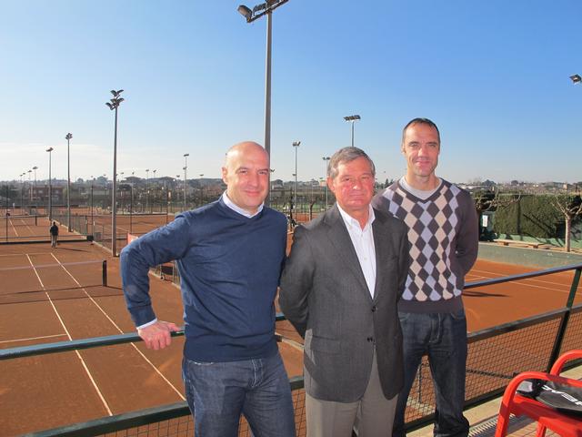 Foto 2. Peris i Alonso amb el president del Club, Màxim Miranda