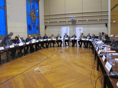 Fotografia de la reunió del Consell General del Consorci de GlobaLleida.