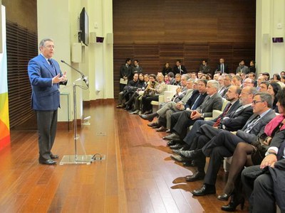 Foto 4. La presentació s'ha fet aprofitant la celebració a Madrid de FITUR, que s'inaugura demà.