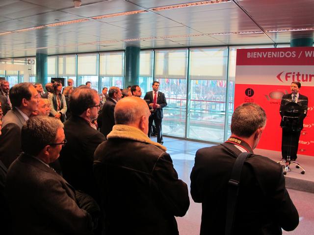 Foto 2. Amb motiu de la inauguració de la fira, l'OMT, FITUR  i IFEMA han organitzat l'habitual recepció
