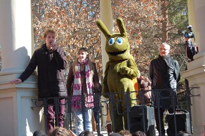 Foto 3. Els Camps Elisis també han estat escenari dels actes commemoratius d'aquest Dia Mundial.