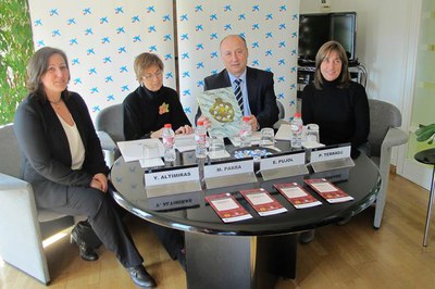 Fotografia de la roda de premsa.