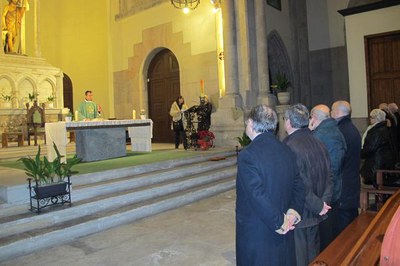 Foto 2. Al matí ha tingut lloc la missa a l'església de Sant Joan.